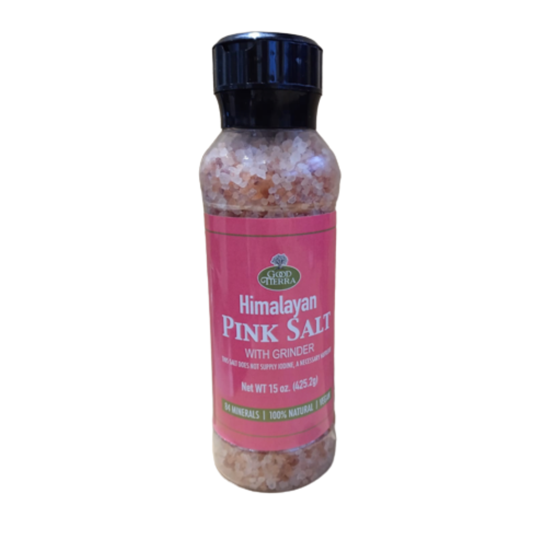 HIMALAYAN PINK SALT WITH GRINDER | 15 OZ