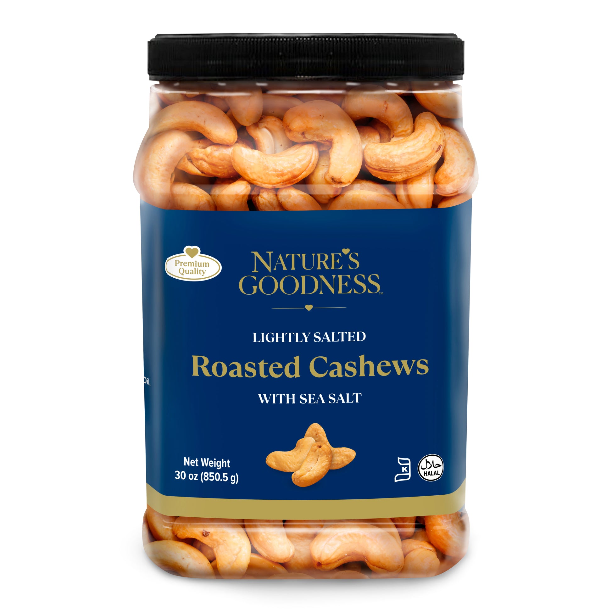 30 OZ ROASTED CASHEWS