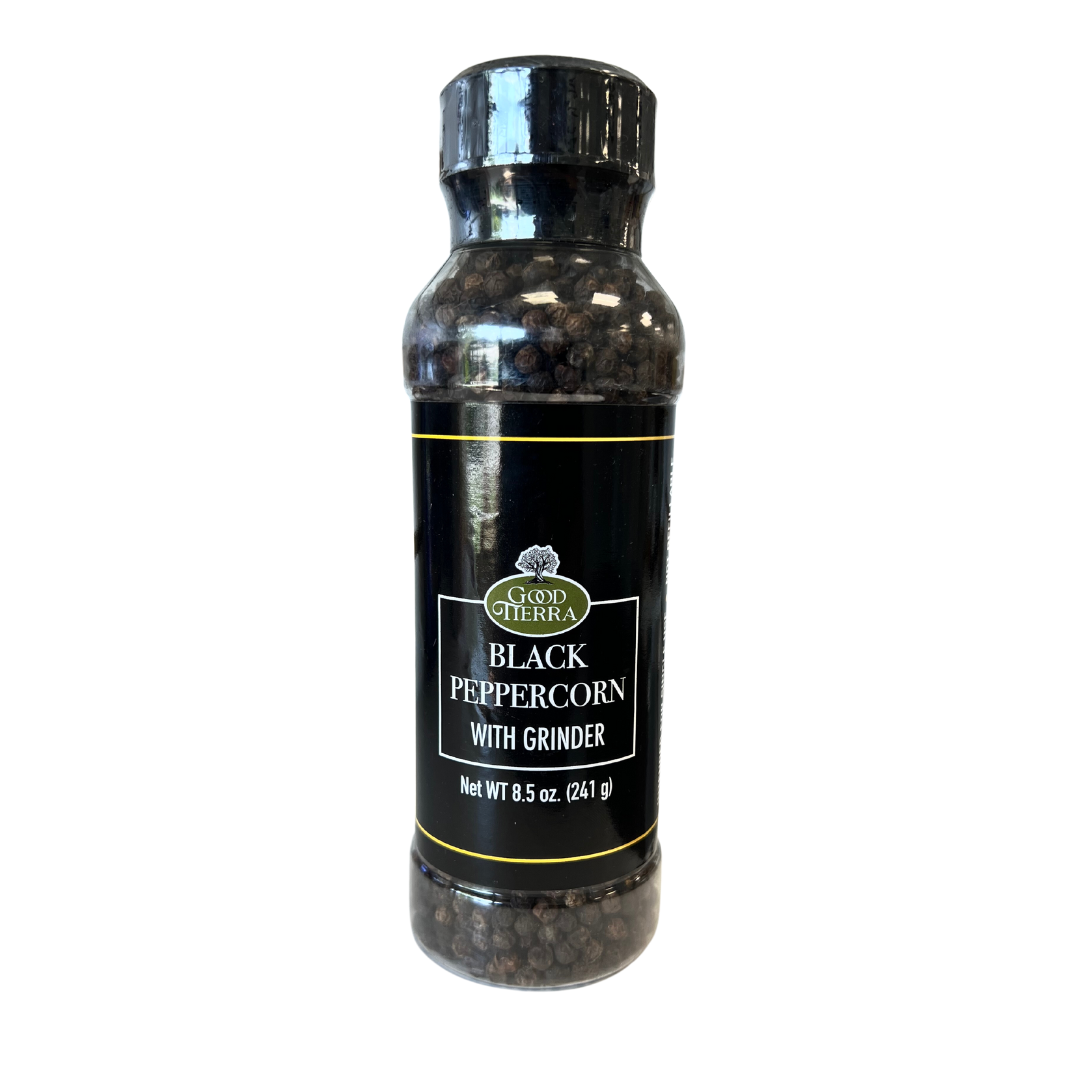 BLACK PEPPER WITH GRINDER | 8.5 OZ