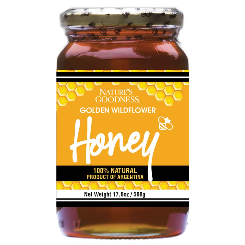 GOLDEN WILDFLOWER HONEY – 17.6 oz.