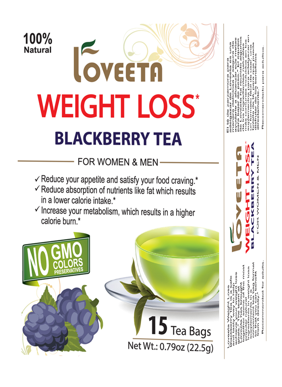 Loveeta Weight Loss Tea with Blackberry