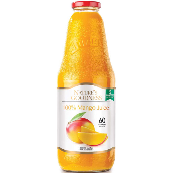 33.82 oz - Mango Juice | No Additive Sugars | Nature's