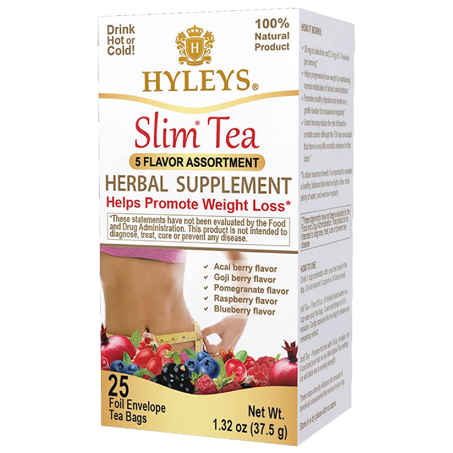 Slim Tea 5 Flavor Assortment