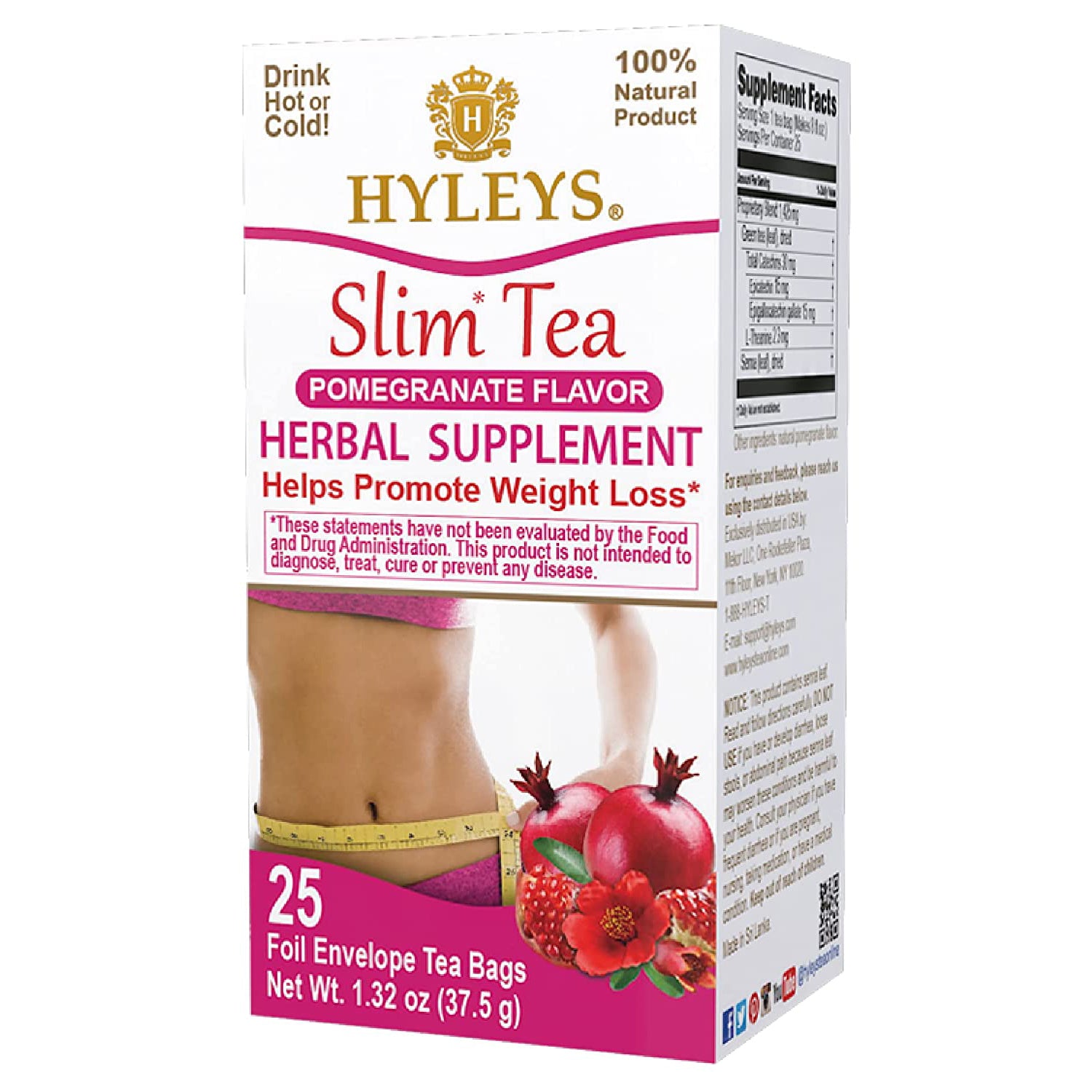 Slim Tea Pomegranate Flavor