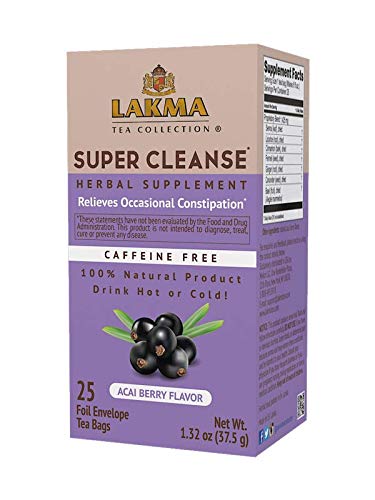 Super Cleanse Tea With Acai Berry Flavor