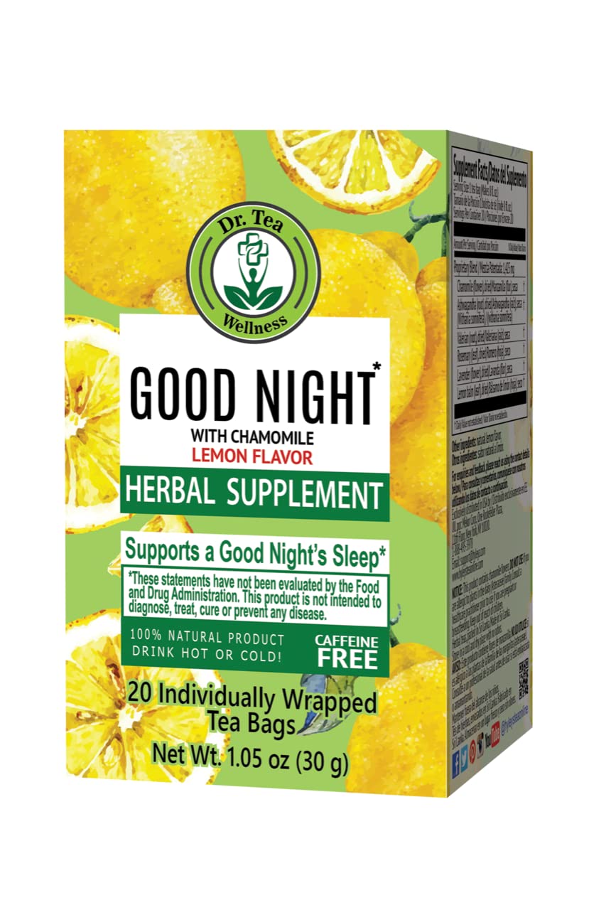 Good Night Tea with Chamomile with Lemon Flavor