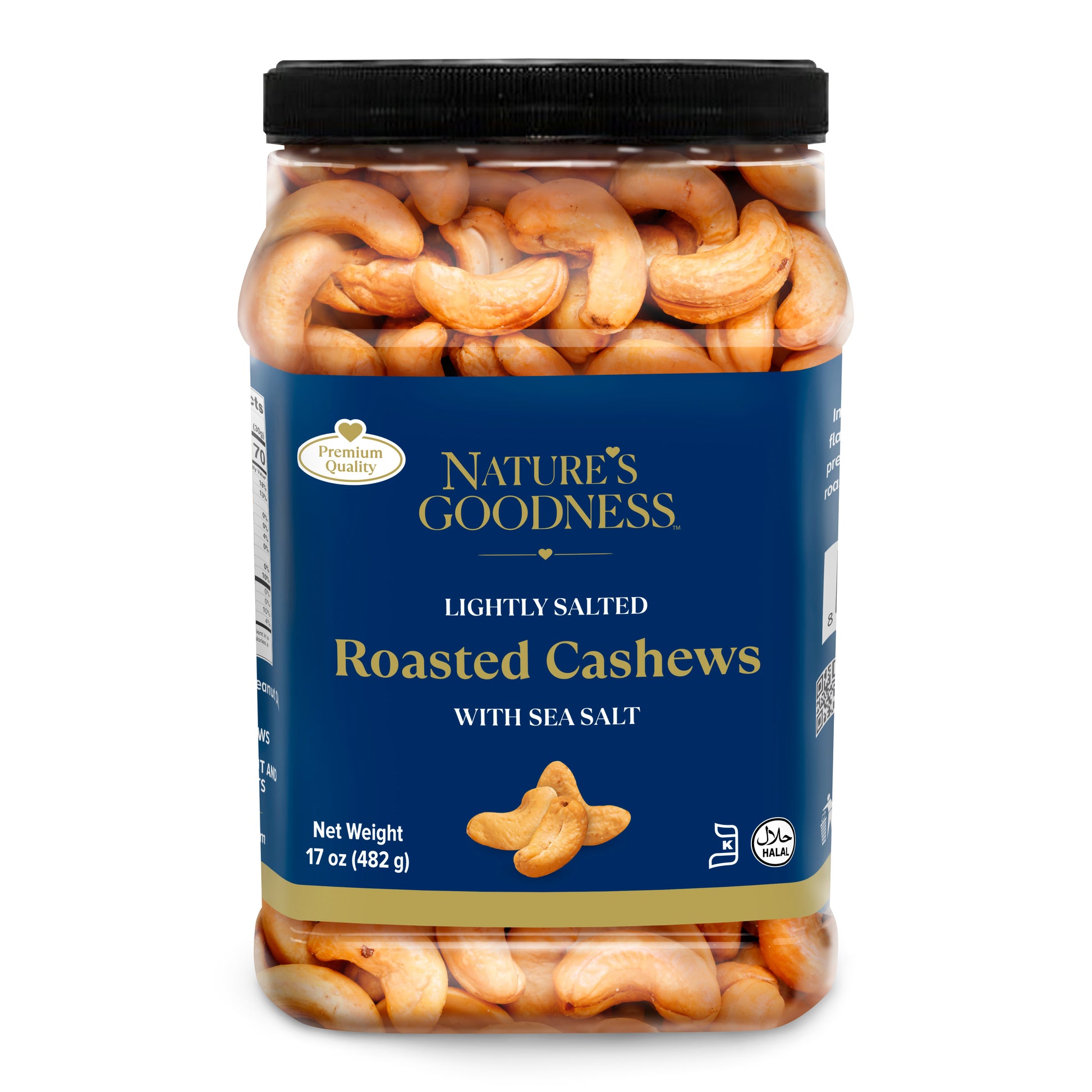 17 OZ ROASTED CASHEWS