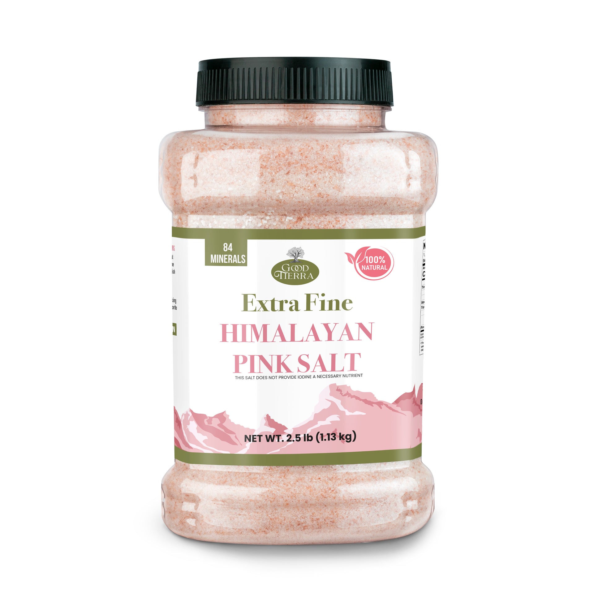 Himalayan pink salt (Extra Fine) - Jar | 2.5 LB