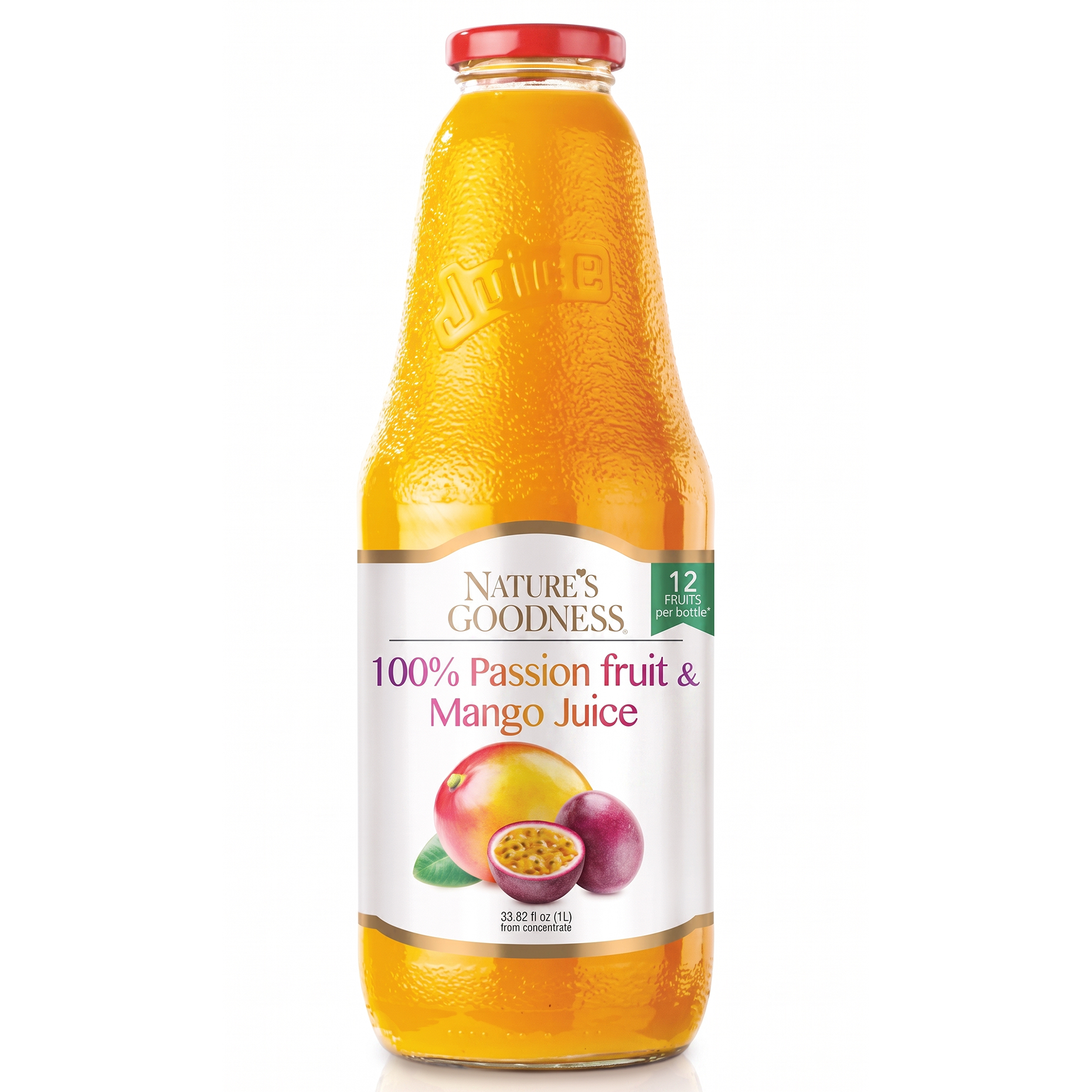 Passion Fruit and Mango Juice <br> 33.8 FL OZ (1 L) <br>