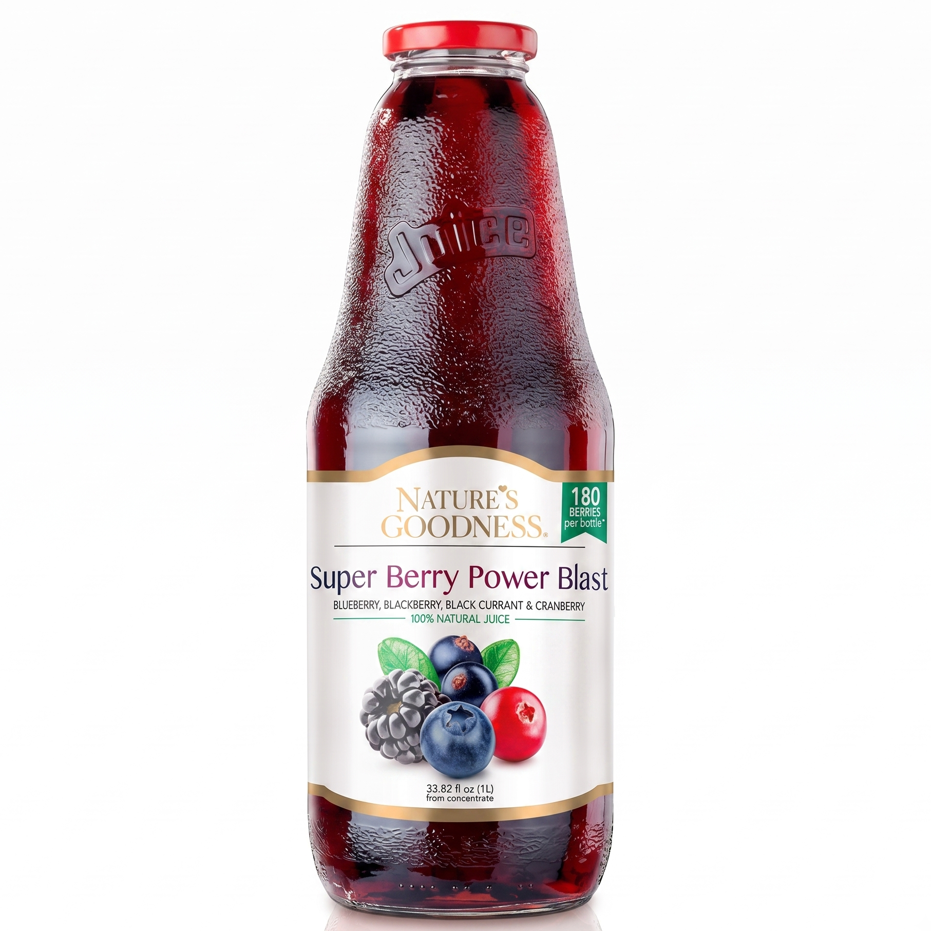 Super Berry Power Blast Juice <br> 33.8 FL OZ (1 L) <br>